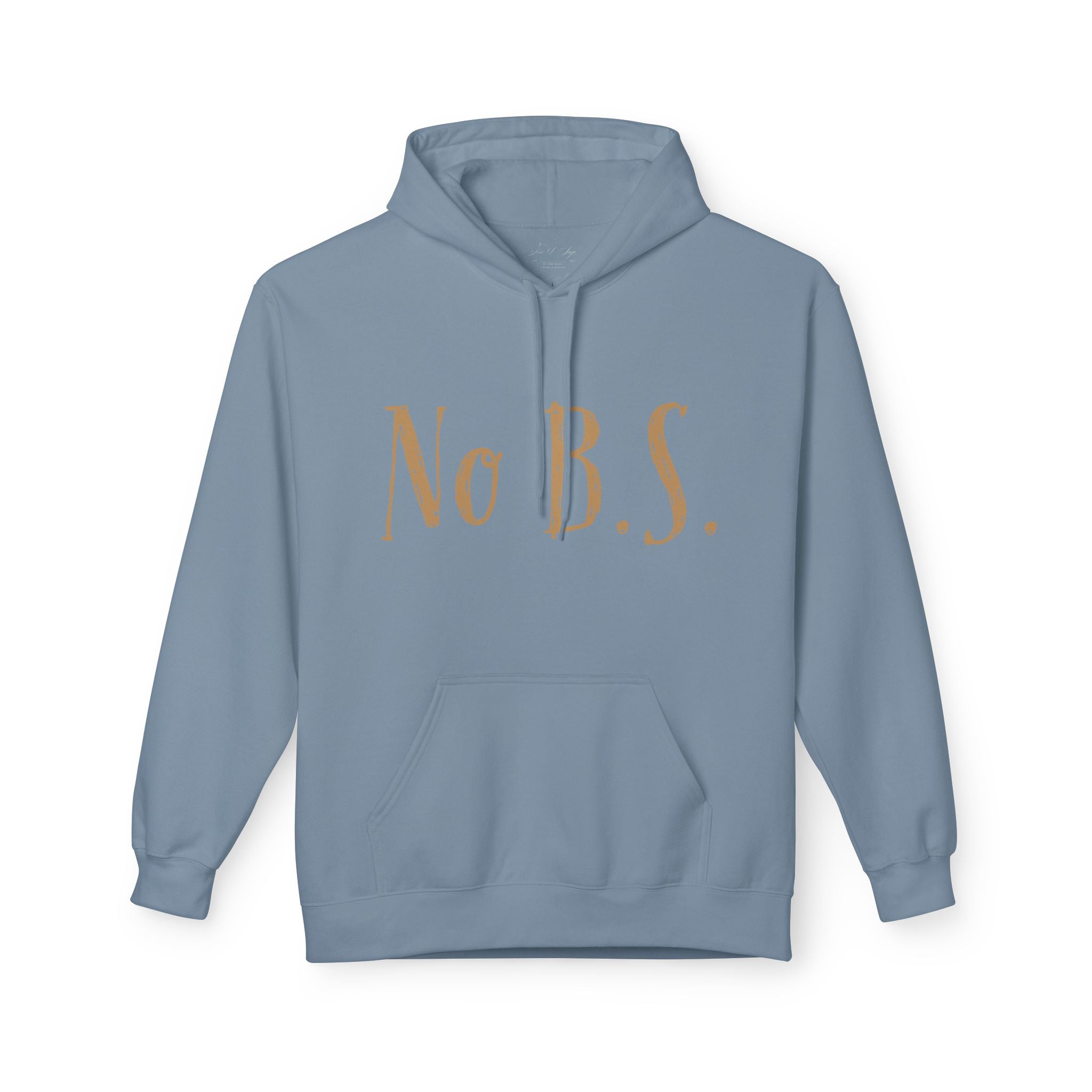 Distressed Gold Longhorn Skull Graphic Hoodie | No B.S. Collection