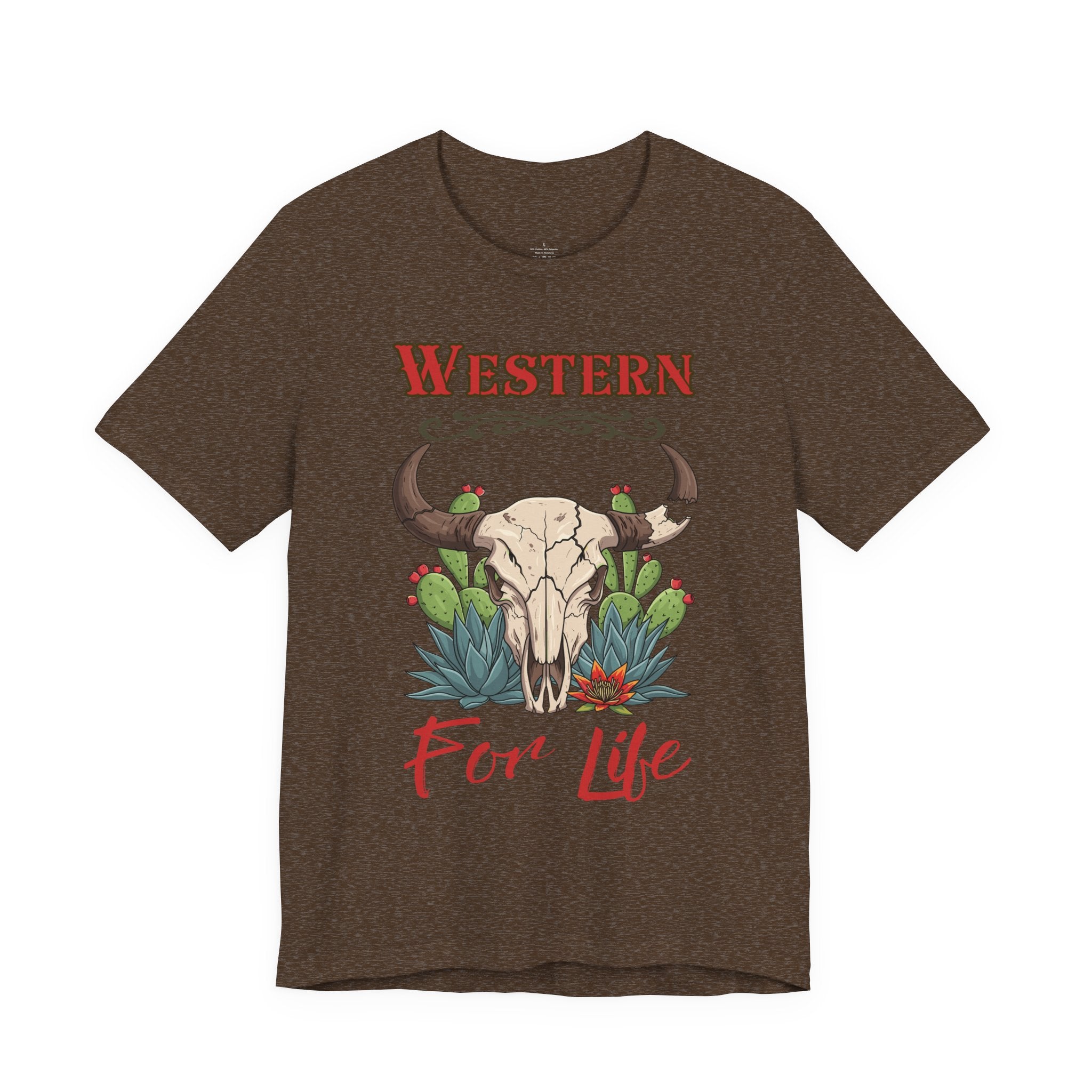 Cactus & Skull T-Shirt — Western for Life Collection