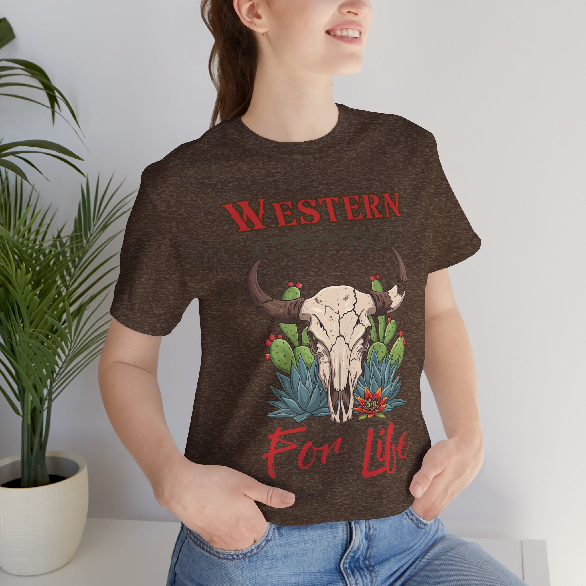 Cactus & Skull T-Shirt — Western for Life Collection