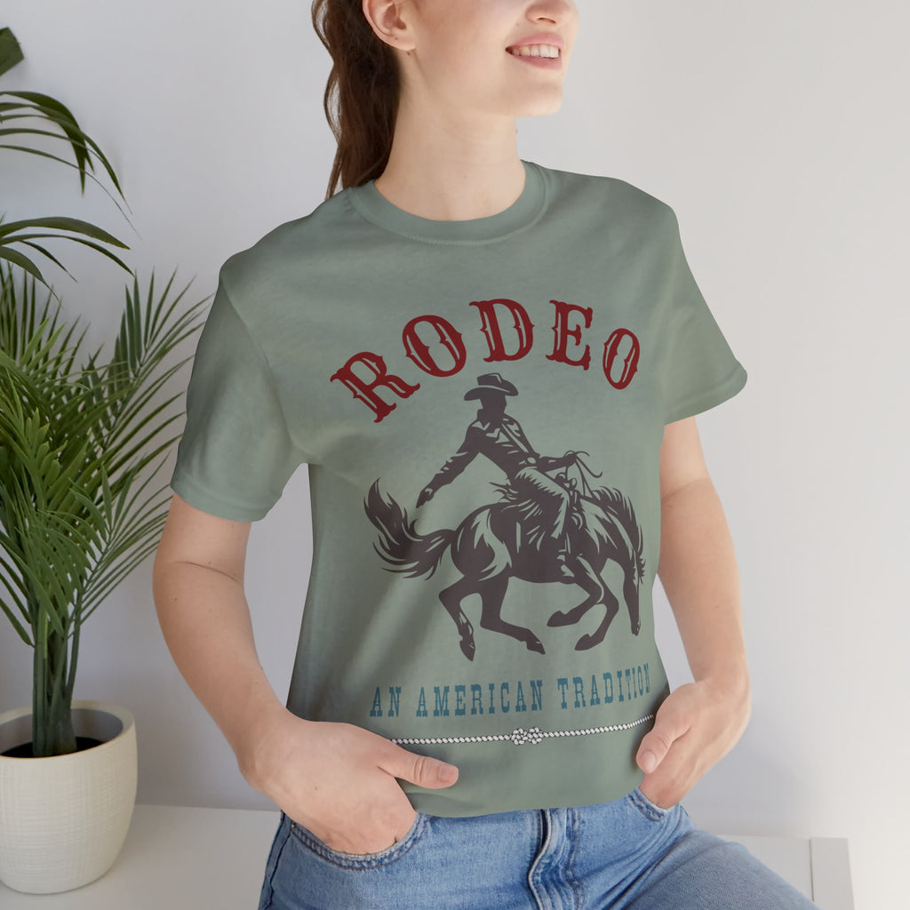 Rodeo An American Tradition T-shirt – Born in the Dirt Collection