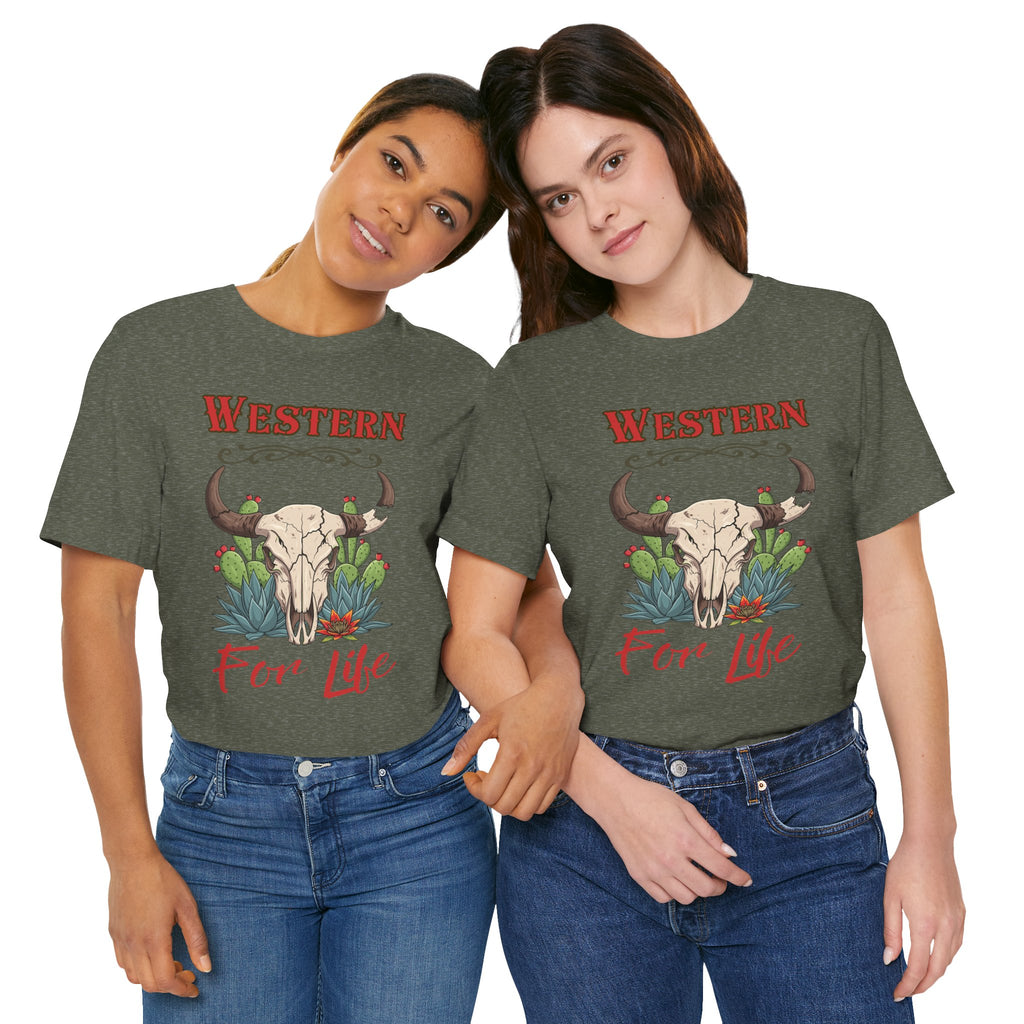 Cactus & Skull T-Shirt — Western for Life Collection