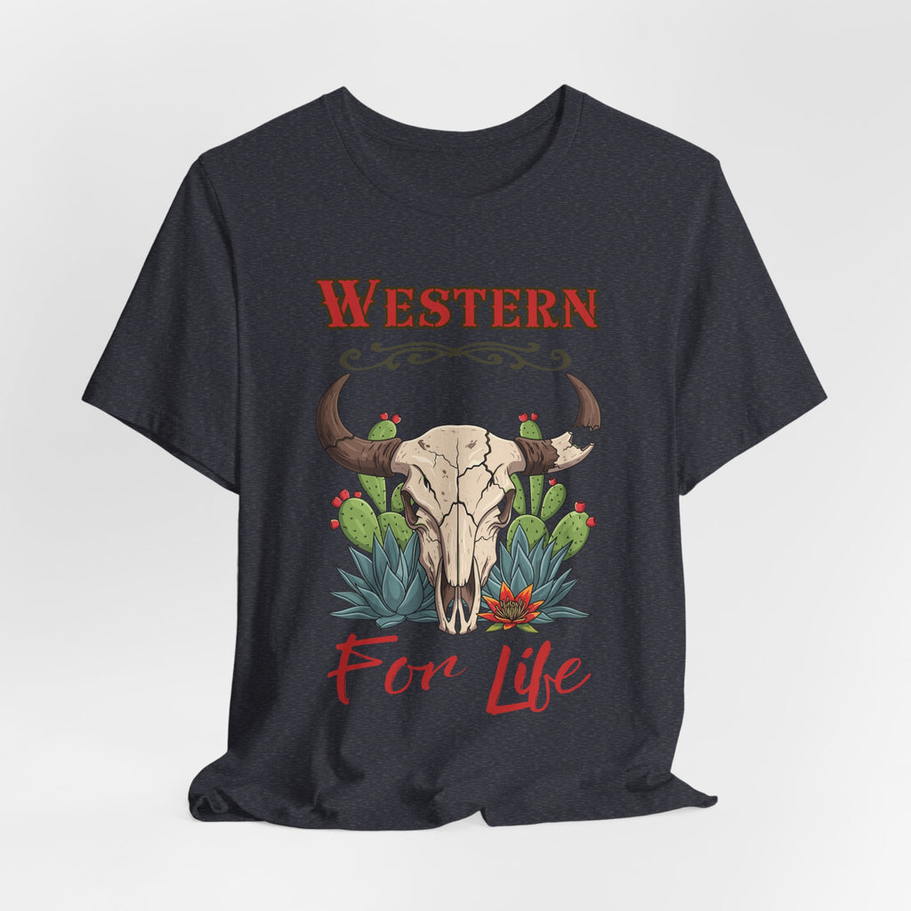 Cactus & Skull T-Shirt — Western for Life Collection