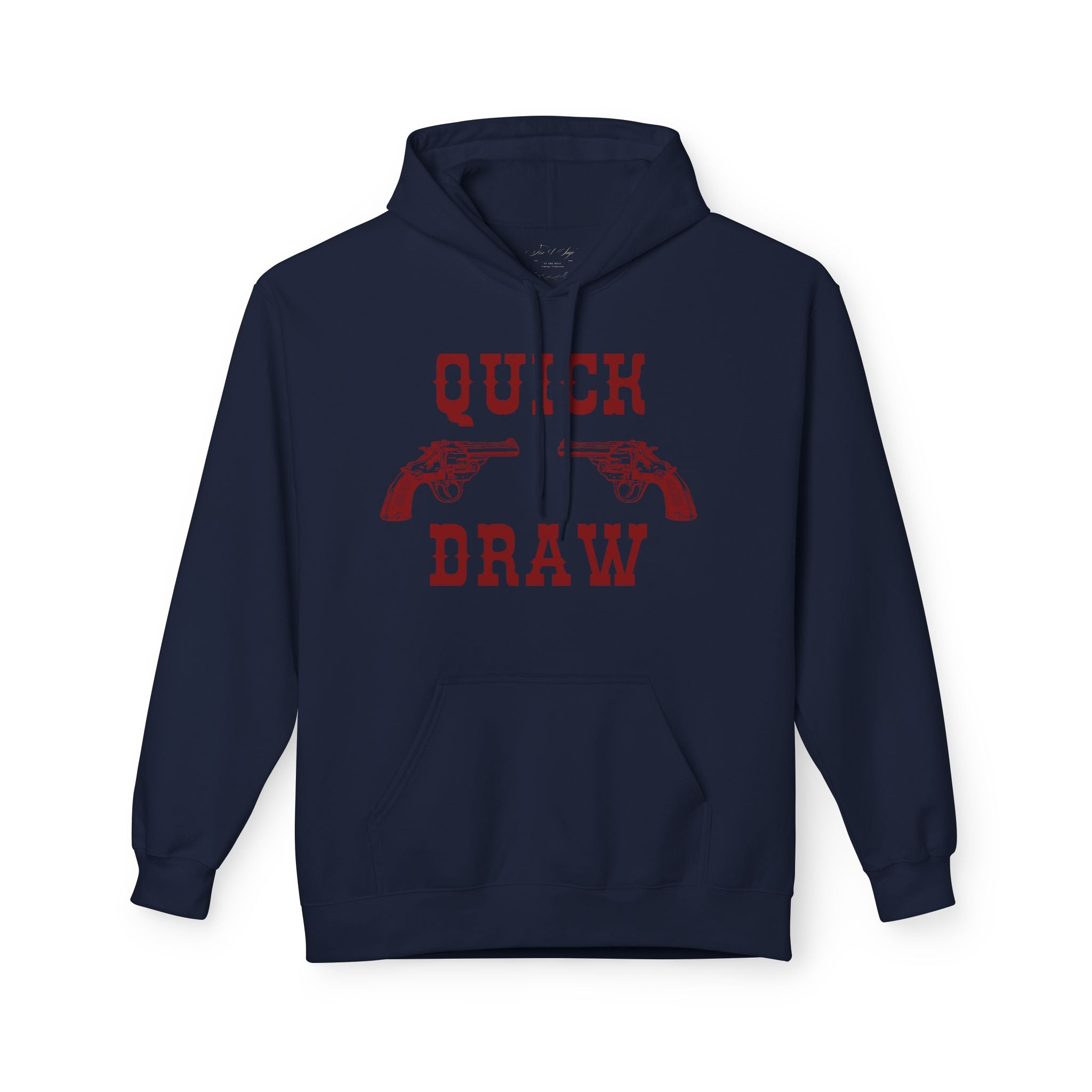 Quick Draw Hoodie — Western Pistols Graphic Pullover