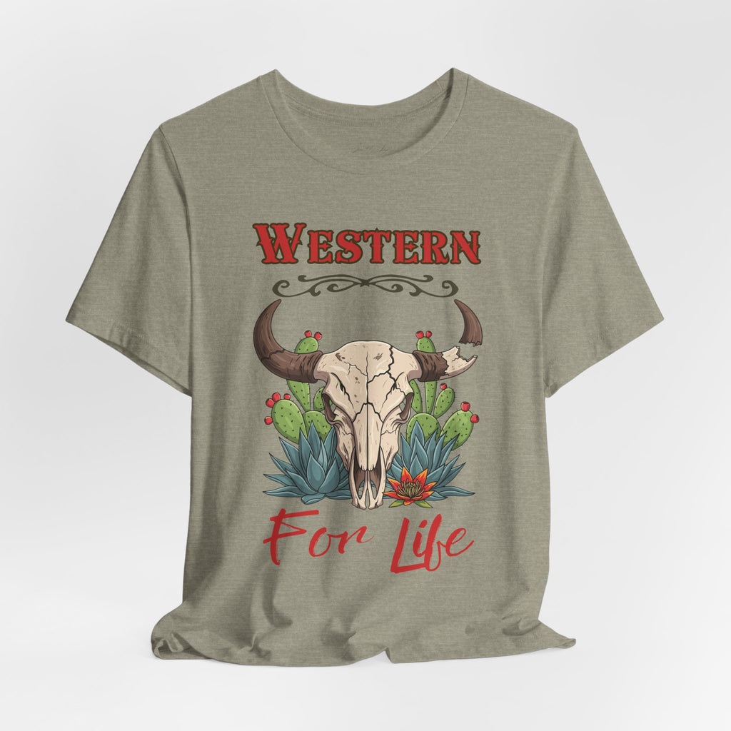 Cactus & Skull T-Shirt — Western for Life Collection