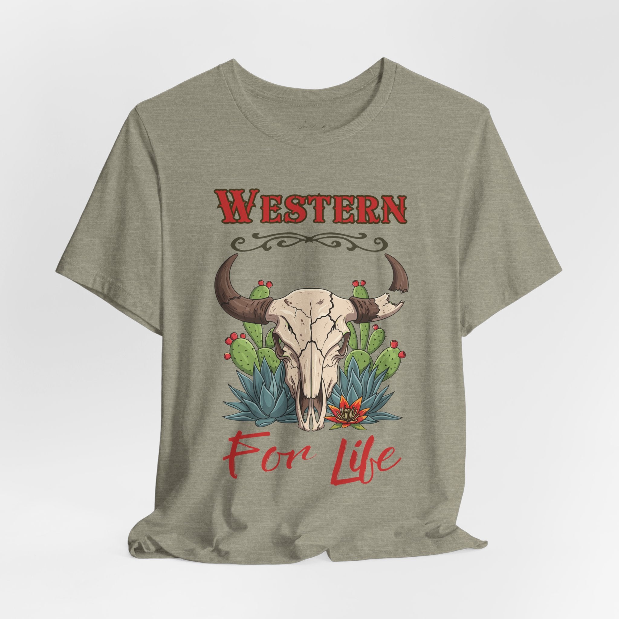 Cactus & Skull T-Shirt — Western for Life Collection