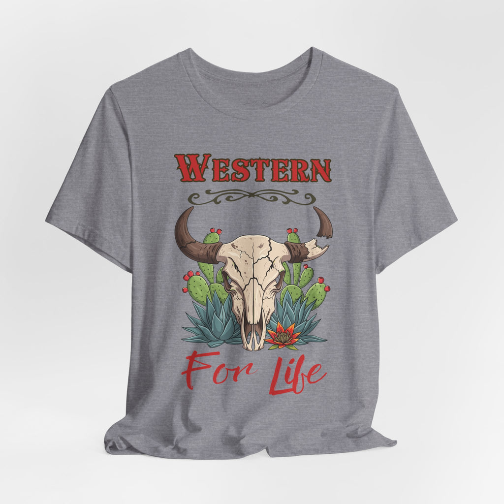 Cactus & Skull T-Shirt — Western for Life Collection