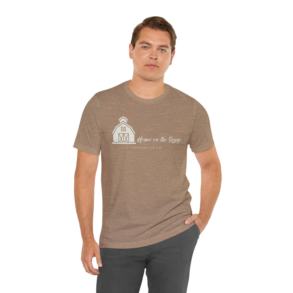 Home on the Range Rustic Farmhouse Barn Shirt: Western For Life Collection