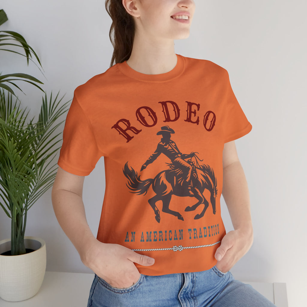 Rodeo An American Tradition T-shirt – Born in the Dirt Collection